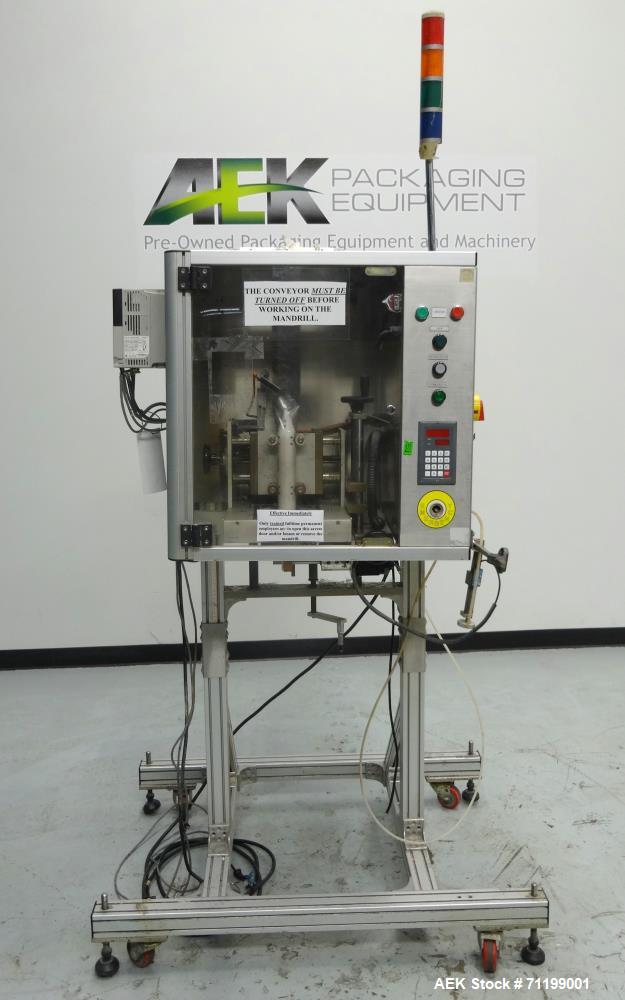 Used TriPack Model LSA-160 Automatic Shrink Sleeve Labeler  or Neck Bander with