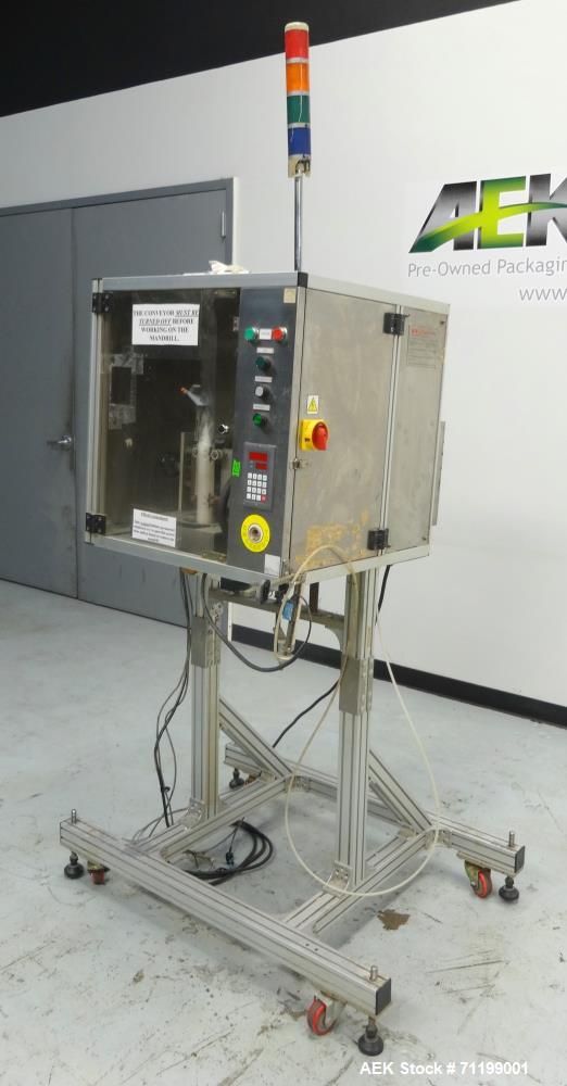 Used TriPack Model LSA-160 Automatic Shrink Sleeve Labeler  or Neck Bander with