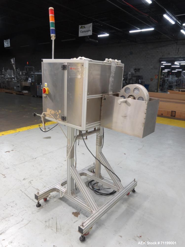 Used TriPack Model LSA-160 Automatic Shrink Sleeve Labeler  or Neck Bander with