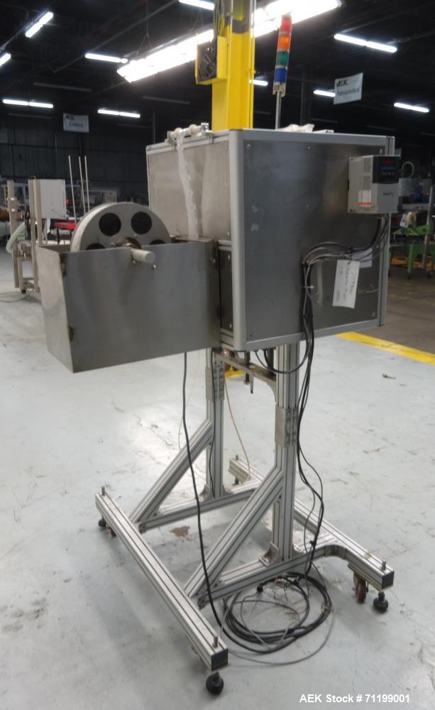 Used TriPack Model LSA-160 Automatic Shrink Sleeve Labeler  or Neck Bander with