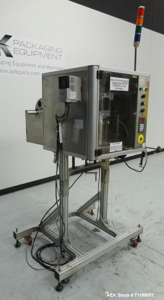 Used TriPack Model LSA-160 Automatic Shrink Sleeve Labeler  or Neck Bander with