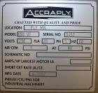 Used- Accraply Model 650VF High Speed Shrink Sleeve Labeler