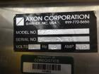 Used Axon Corporation EZ-100 Tamper Evident Band and Sleeve Label Applicator