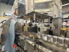 Axon Shrink Sleeve Labeling Line EZ-150SL – 150 BPM with Steam Tunnel, Depalletizer & Palletizer