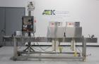 Used Axon Styrotech Model EZ-200-AB Tamper Evident Sleeve Labeler/Band Applicat