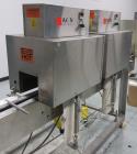 Used Axon Styrotech Model EZ-200-AB Tamper Evident Sleeve Labeler/Band Applicat