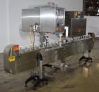 Used Axon Styrotech EZ-Seal EZ-200 Single Head Tamper Evident Neck Bander. Designed to run up to 120 containers per minute. 1-60/115 volt, 10 amp, serial # T-100210B, built 05/2010. Includes a heat s...
