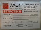 Used Axon EZ-300 Sleeve Labeler/Tamper Evident Band Applicator