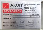 Used Axon Dual Zone Styrotech Shrink Tunnel, Model EZ-72-HT. Total tunnel length 72