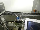 Used Fuji Intersleeve Model 3200H Horizontal sleeve labeler. Maximum speed 15,000/hour ( ref. sleeve 100 cl x 30lfw). Product diameter 8-40mm, product length 40-200mm. Last running plastic vials off ...