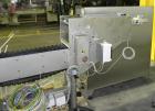 Used Fuji Intersleeve Model 3200H Horizontal sleeve labeler. Maximum speed 15,000/hour ( ref. sleeve 100 cl x 30lfw). Product diameter 8-40mm, product length 40-200mm. Last running plastic vials off ...