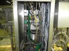 Used Graham Packaging RF200LRSleeve Labeler. Capable of speeds up to 200 bottles per minute. Sleeve layflat range of 30mm - 200mm,cut length up to 200mm. Has dual wormscrew infeed, HMI interface and ...