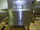 Used Graham Packaging RF200LRSleeve Labeler. Capable of speeds up to 200 bottles per minute. Sleeve layflat range of 30mm - 200mm,cut length up to 200mm. Has dual wormscrew infeed, HMI interface and ...