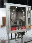 Used Tri-Pack LSA-160 Automatic Shrink Sleeve Labeler Applicator or Neck Bander capable of speeds up to 100 ppm. Has Layflat Range: 35mm to 175mm. Product Diameter: 1