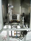 Used Tri-Pack LSA-160 Automatic Shrink Sleeve Labeler Applicator or Neck Bander capable of speeds up to 100 ppm. Has Layflat Range: 35mm to 175mm. Product Diameter: 1