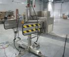 Used Tri-Pack LSA-160 Automatic Shrink Sleeve Labeler Applicator or Neck Bander capable of speeds up to 100 ppm. Has Layflat Range: 35mm to 175mm. Product Diameter: 1