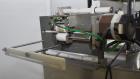Used Marburg Industries Model M-725-FB Auto Cap Sealer. Approximate speeds up to 200 units per minute. Approximate bands up to a 70mm closure. Has Mitsubishi MELSEC PLC, Mitsubishi drive. Serial# 165...