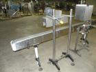 Used Accutek Accusleever Tamper Evident Neck Bander Or Shrink Sleeve Labeler. Capable of speeds up to 60 cpm. Film sizes: Lay flat 16 mm to 150 mm and cut length 16 mm to75 mm. Inclueds a shrink tunn...