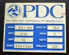 Used PDC Model 75-M2 Shrink Sleever/Tamper Evident Neck Bander