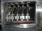 Used PDC Model HC High Speed 16 Station Rotary Stretch/Shrink Labeler. With steam tunnel, capable of speeds up to 600 BPM. Uses a clamp draw down technology method of application. Sleeve range: diame...
