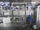 Used PDC Model HC High Speed 16 Station Rotary Stretch/Shrink Labeler. With steam tunnel, capable of speeds up to 600 BPM. Uses a clamp draw down technology method of application. Sleeve range: diame...