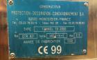 Used PDC Model HC High Speed 16 Station Rotary Stretch/Shrink Labeler. With steam tunnel, capable of speeds up to 600 BPM. Uses a clamp draw down technology method of application. Sleeve range: diame...