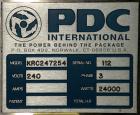 Used PDC Horizontal Shrink Sleeve Labeler, Model SLH-300ER