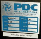 Used PDC Horizontal Shrink Sleeve Labeler, Model SLH-300ER