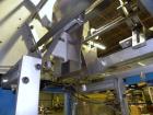 Used SleeveCo Model ST-2200R Stretch Sleeve Applicator capable of speeds up to 60 bottles per minute. Currently set up on round gallon containers, has film registration. Machine footprint 48