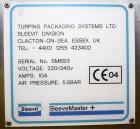 Used Sleevit Sleeve Master Plus Tamper Evident Bander or Shrink Labeler