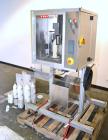 Used TriPack LSA-160 Automatic Shrink Sleeve Labeler Applicator / Neck Bander. Capable of speeds up to 100 BPM. Layflat width 40mm-170mm. Product Diameter 1