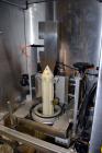 Used TriPack LSA-160 Automatic Shrink Sleeve Labeler Applicator / Neck Bander. Capable of speeds up to 100 BPM. Layflat width 40mm-170mm. Product Diameter 1