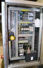 Used TriPack LSA-160 Automatic Shrink Sleeve Labeler Applicator / Neck Bander. Capable of speeds up to 100 BPM. Layflat width 40mm-170mm. Product Diameter 1
