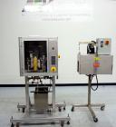 Used TriPack LSA-160 Automatic Shrink Sleeve Labeler Applicator / Neck Bander. Capable of speeds up to 100 BPM. Layflat width 40mm-170mm. Product Diameter 1