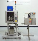 Used TriPack LSA-160 Automatic Shrink Sleeve Labeler Applicator / Neck Bander. Capable of speeds up to 100 BPM. Layflat width 40mm-170mm. Product Diameter 1