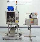 Used- TriPack LSA-160 Automatic Shrink Sleeve Labeler Applicator / Neck Bander. Capable of speeds up to 100 BPM. Layflat wid...