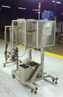 Used TriPack LSA-160 Automatic Shrink Sleeve Labeler Applicator / Neck Bander. Capable of speeds up to 100 BPM. Layflat width 40mm-170mm. Product Diameter 1