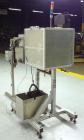 Used TriPack LSA-160 Automatic Shrink Sleeve Labeler Applicator / Neck Bander. Capable of speeds up to 100 BPM. Layflat width 40mm-170mm. Product diameter 25mm to 1