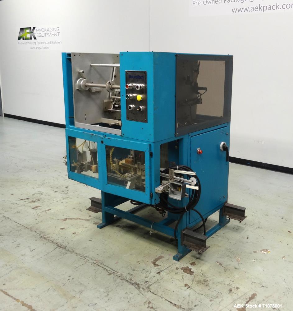 Used SleeveTech (SleeveCo) Model SL-1800 Stretch Sleeve Label Applicator