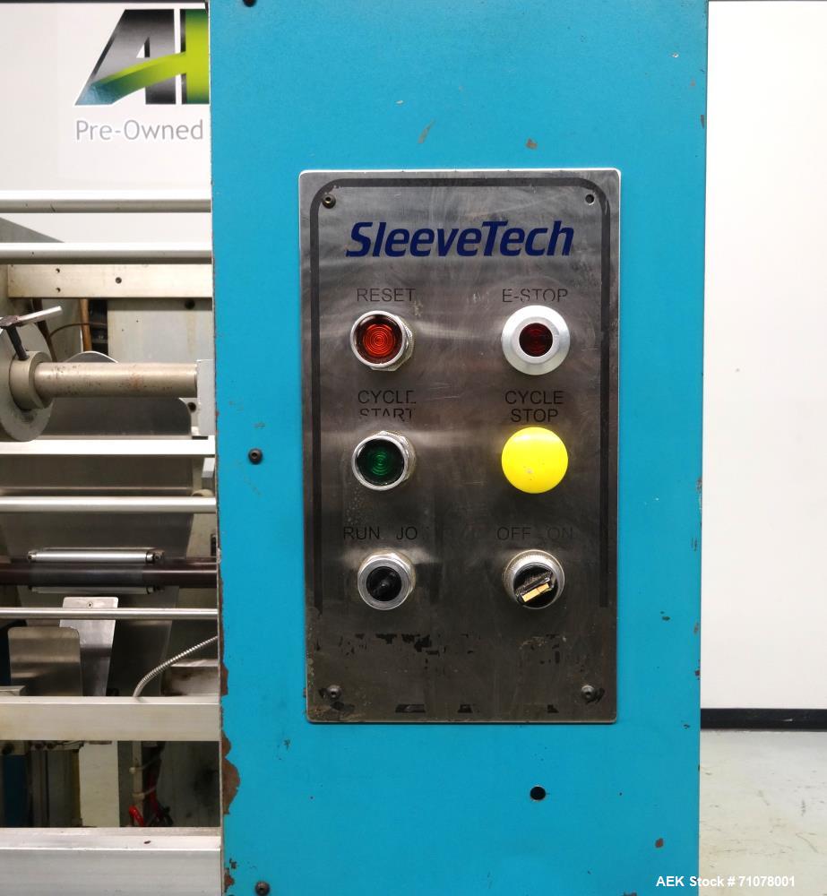 Used SleeveTech (SleeveCo) Model SL-1800 Stretch Sleeve Label Applicator