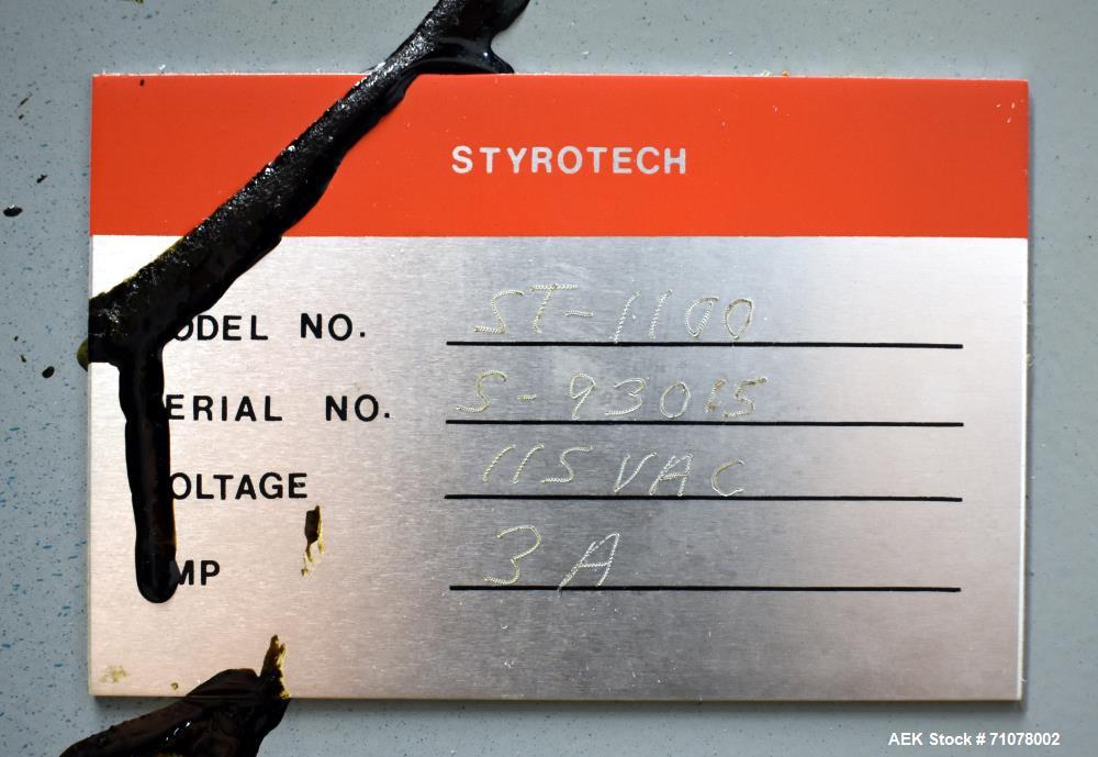 Used StyroTech (Axon) Model ST-1100 Stretch Sleeve Label Applicator