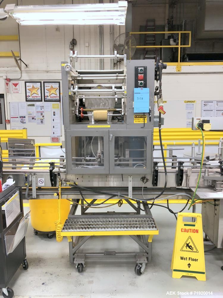 Used Sterling Manufacturing Stretch Sleeve Label Applicator, Model 1000