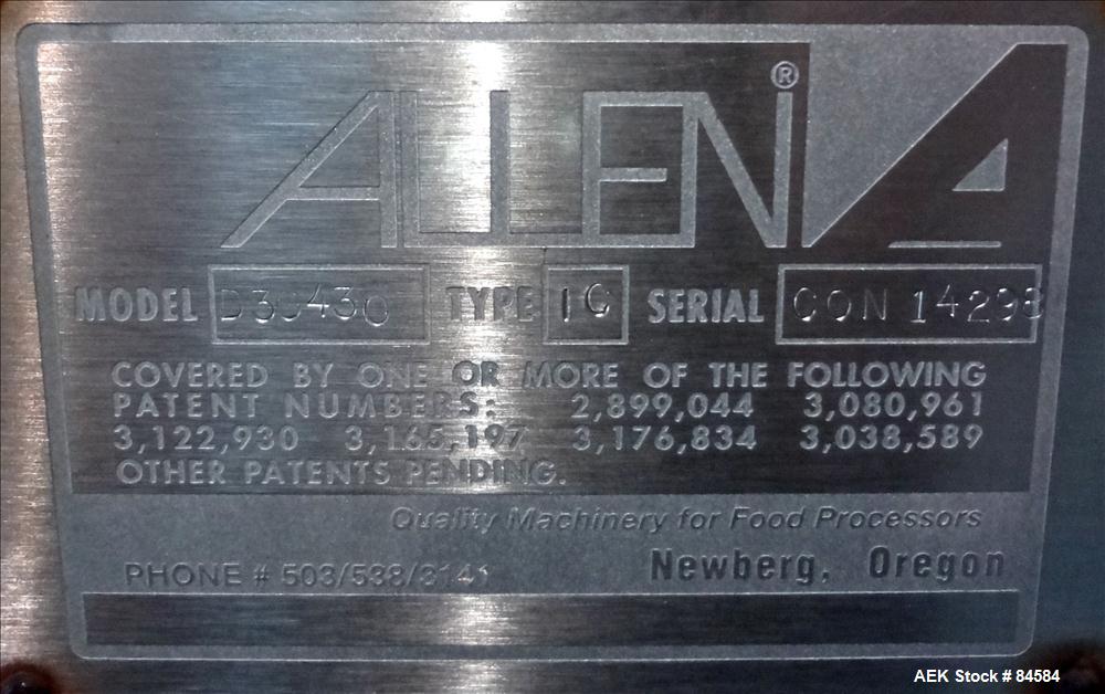 Used- Allen Optical Sorter, Model D25428