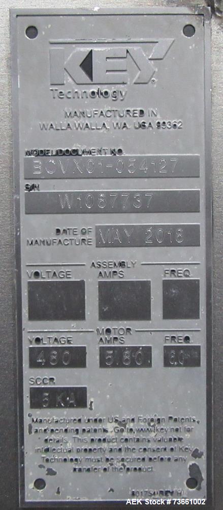 Industrial Key VERYX B175 Optical Color Sorting System for Vegetables & Fruit
