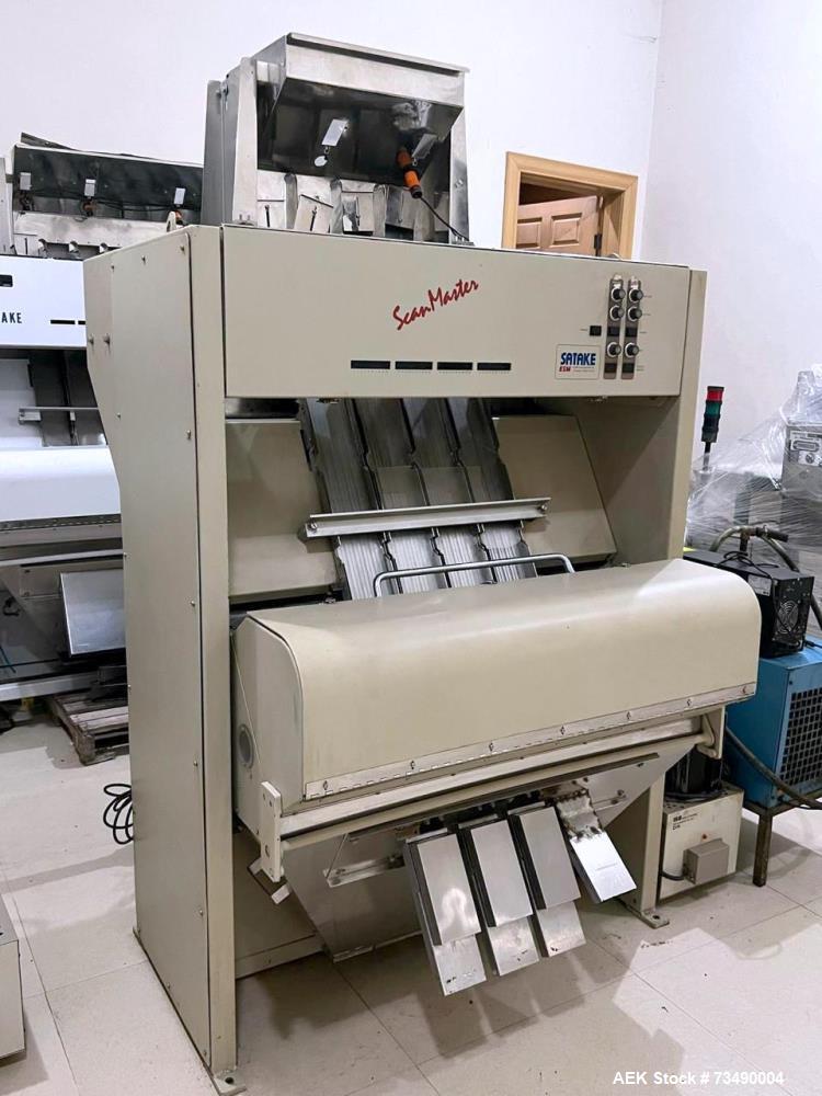 Used Satake ScanMaster Color Optical Sorter – Model SM-410IE | 4’ x 2’ x 5.5’ | Plastic Sorting | Compact Footprint
