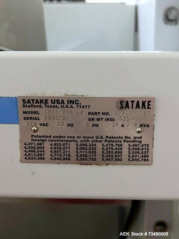 Used Satake ScanMaster II Color Optical Sorter – Model SM11-840IEP | Stainless | Infrared + Bichromatic | 80 Ejectors