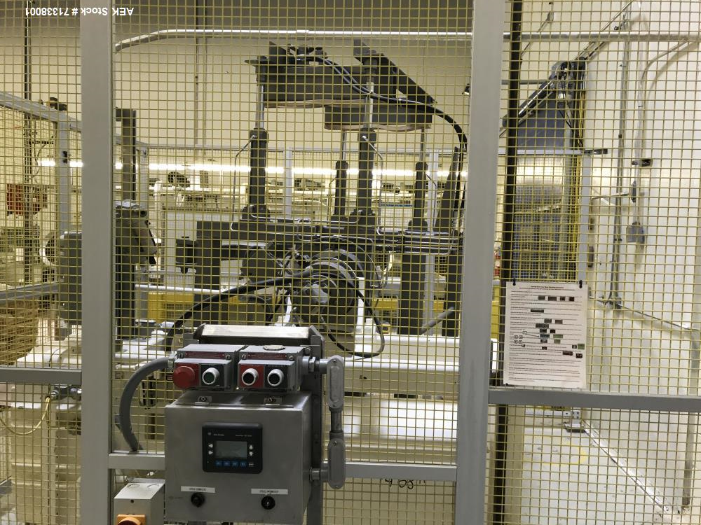 Used Tote Blending Dumping System.