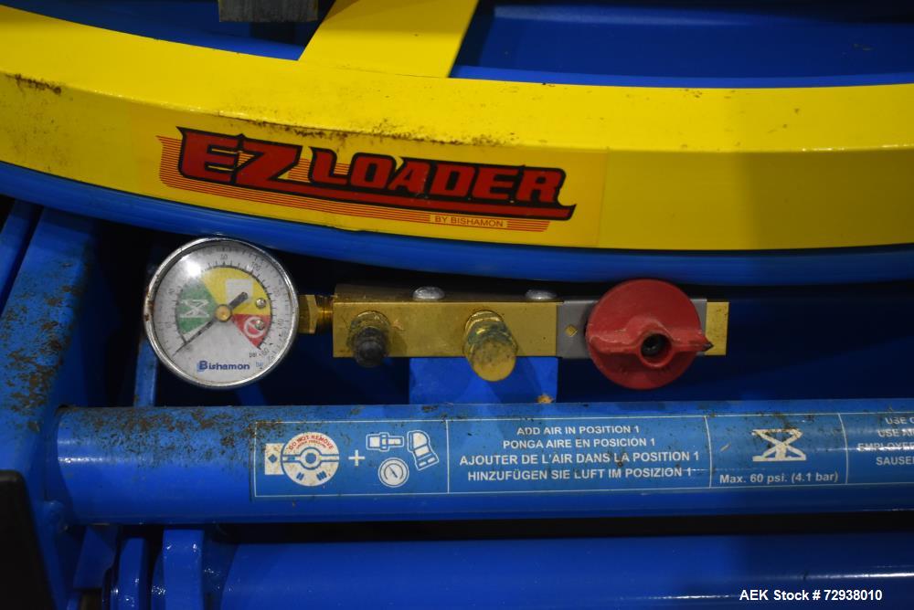 Used Bishamon EZ Loader Lift – 4000 lbs Air-Operated Pallet Positioner