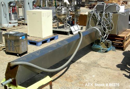 USED: L B Bohle tote lift, model PM400, 316 stainless steel. Capcity 800 pounds. Includes an approximate 600 liter tote. Driven by a 2.25 kw, 3/60/460 volt motor. Built 2000.
