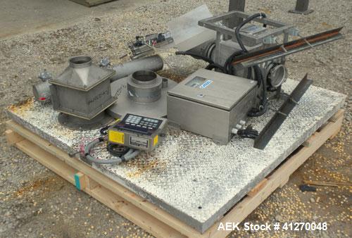 Used Chantland Material Handling Solution FIBC Filling System, Model 4260, Consisting Of: (1) Carbon steel frame, approximately 66" wide x 84" long x 113" tall. Includes a bag hanger. (1) Cassel Meta...